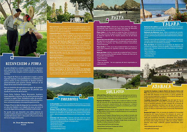 Folleto Turístico de Piura